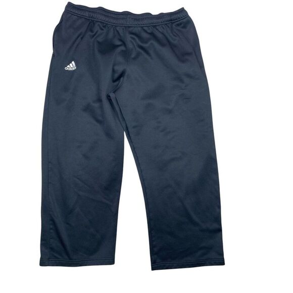Adidas Wide Leg Plus Size Sweatpants Womens Size 2XL Black - Picture 1 of 6